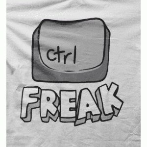Camiseta Control freak-detalle
