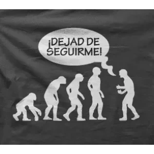 Camiseta Dejad de Seguirme-detalle