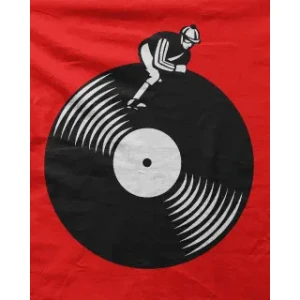 Camiseta Disc jockey-detalle