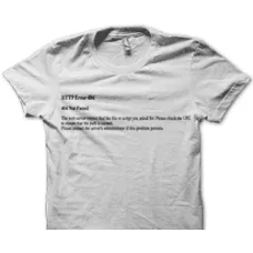 Camiseta Error 404
