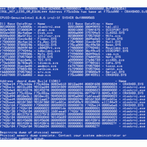 Camiseta Error Windows NT-detalle