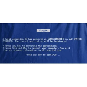 Camiseta Error de Windows-detalle