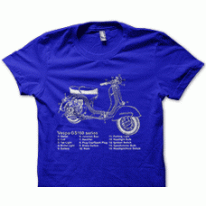 Camiseta Esquema Vespa