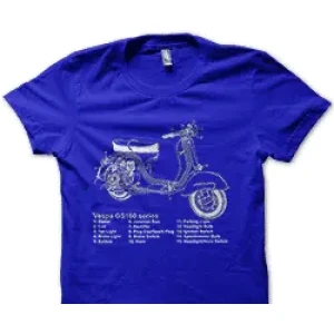 Camiseta Esquema Vespa