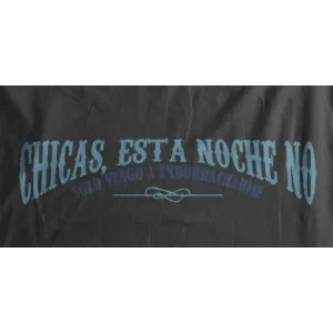 Camiseta Esta noche no-detalle