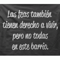 Camiseta Feas-detalle