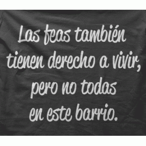 Camiseta Feas-detalle
