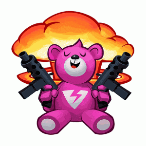 Camiseta Fortnite-oso-detalle