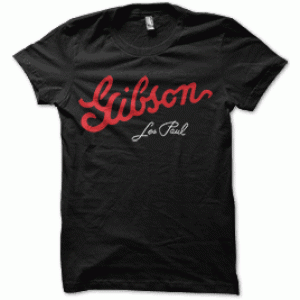 Camiseta Gibson les paul logo