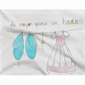 Camiseta Hada Rosa-detalle