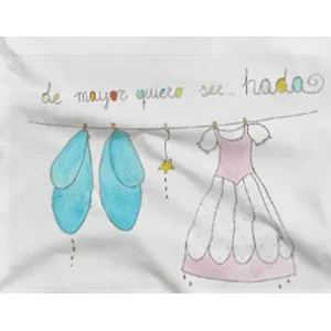 Camiseta Hada Rosa-detalle
