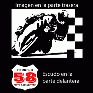 Camiseta Herrero racing team-detalle