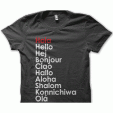 Camiseta Hola