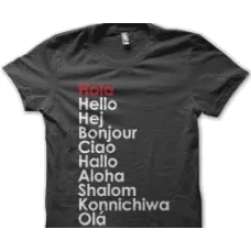 Camiseta Hola