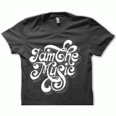 Camiseta I am the music