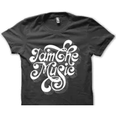 Camiseta I am the music