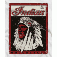 Camiseta Indian retro-detalle