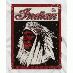 Camiseta Indian retro-detalle