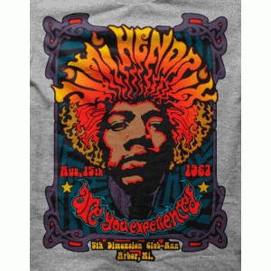 Camiseta Jimi hendrix 5th dimension-detalle
