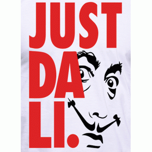 Camiseta Just Dali-detalle