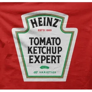 Camiseta Ketchup Heinz-detalle