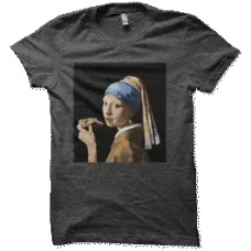 Camiseta La-joven-de-la-pizza