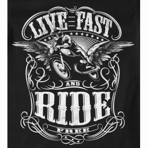 Camiseta Live Fast-detalle