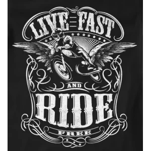 Camiseta Live Fast-detalle