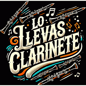 Camiseta Lo llevas clarinete-detalle