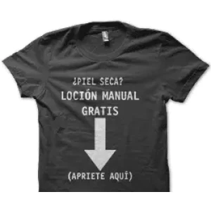 Camiseta Loción manual 