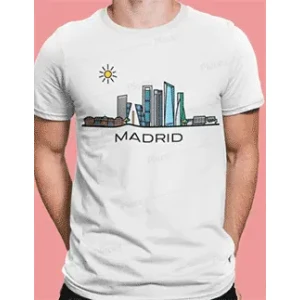 Camiseta Madrid-skyline