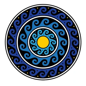 Camiseta Mandala-detalle