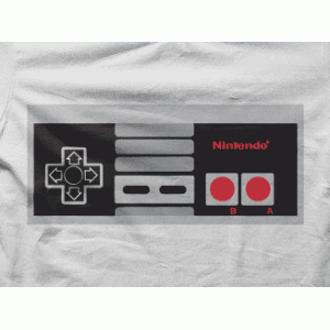 Camiseta Mando Nintendo I-detalle