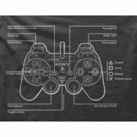 Camiseta Mando PS2-detalle