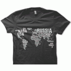 Camiseta Mapa Mundi I Camiseta Mapa Mundi I