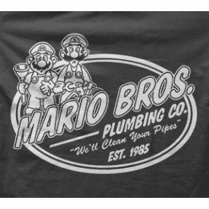 Camiseta Mario Bros-detalle