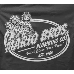 Camiseta Mario Bros-detalle