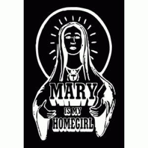 Camiseta Mary is my homegirl-detalle