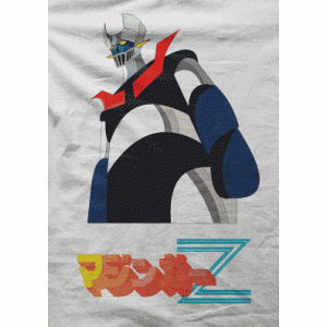 Camiseta Mazinger Z blanco-detalle