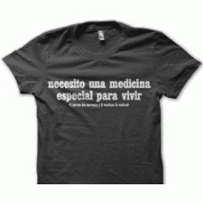 Camiseta Medicina y vodka Camiseta Medicina y vodka