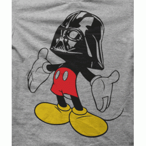 Camiseta Mickey Star Wars-detalle