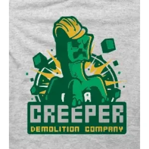 Camiseta Minecraft Creeper-detalle