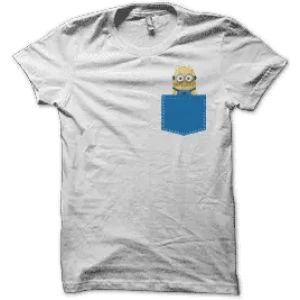 Camiseta Minions-bolsillo