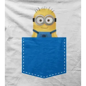Camiseta Minions-bolsillo-detalle