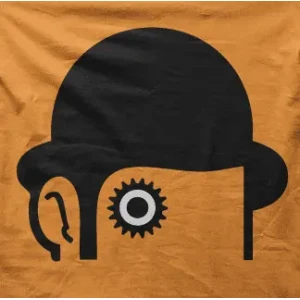 Camiseta Naranja mecánica -detalle