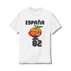 Camiseta Naranjito oficial | Réplica Mundiales 1982 