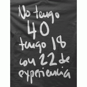 Camiseta No tengo 40 años I-detalle