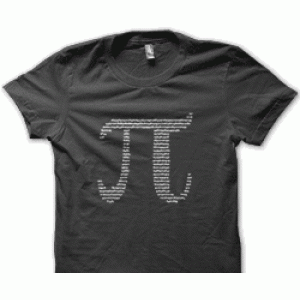 Camiseta Numero Pi