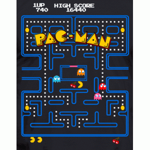 Camiseta Pac-Man-detalle