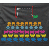Camiseta Pacman en clase-detalle